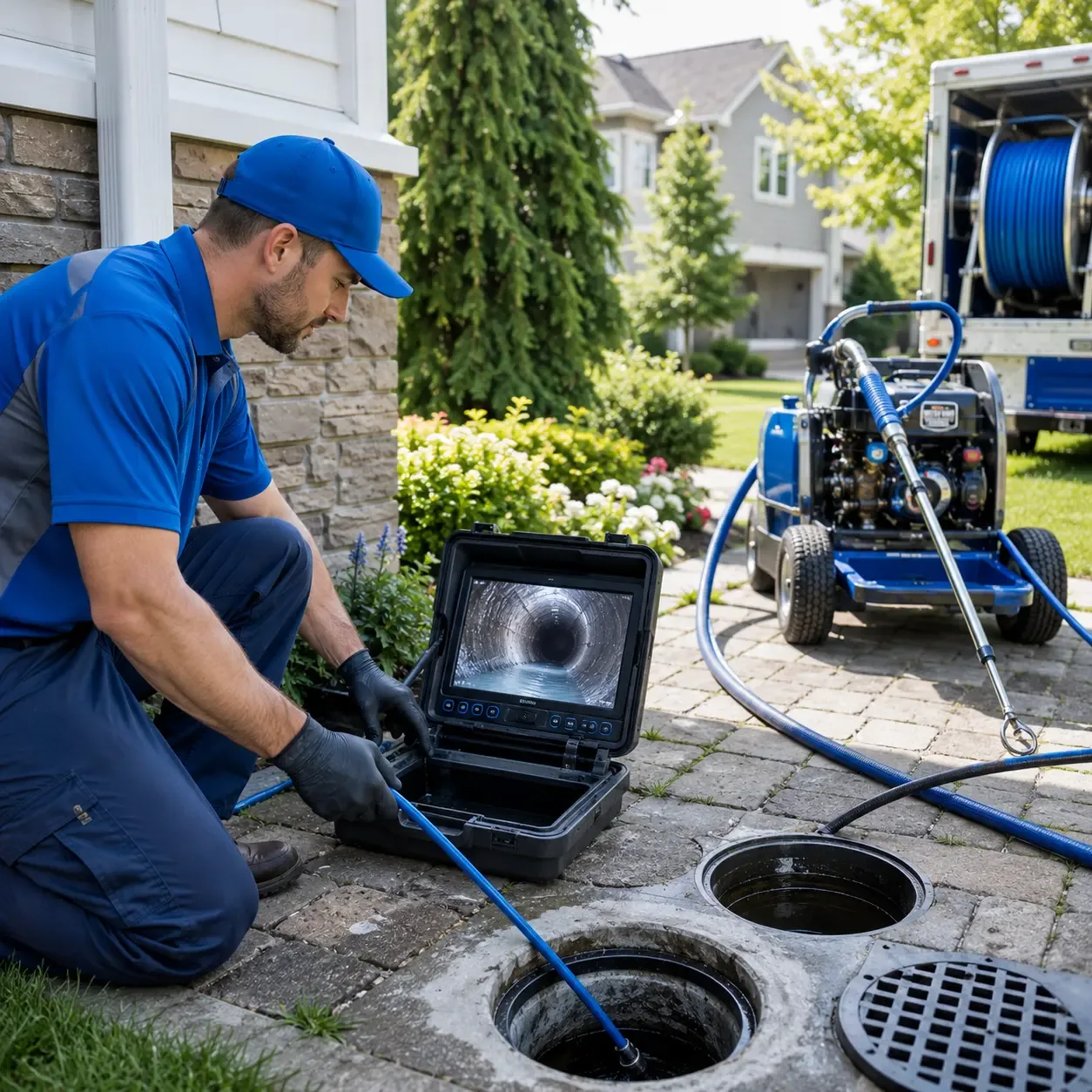 Outdoor drain cleaning professionals serving Sunbury, PA